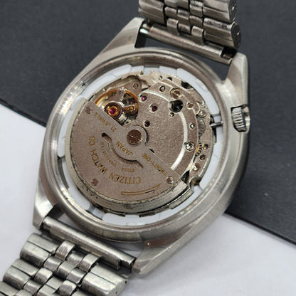 Vintage 1990 Original Citizen Automatic Cal. 8200 White Face 21 Jewels Day-Date Japanese Men's Wrist Watch EG48