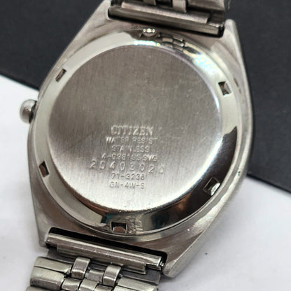 Vintage 1982 Original Citizen Automatic Cal. 8200 Black Face 21 Jewels Day-Date Japanese Men's Wrist Watch EG55
