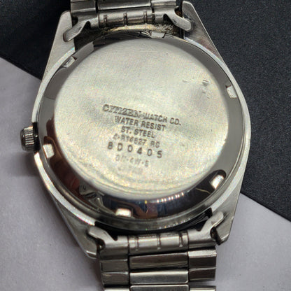 Vintage 1978 Original Citizen Automatic Cal. 8200 Golden Face 21 Jewels Day-Date Japanese Men's Wrist Watch EG59