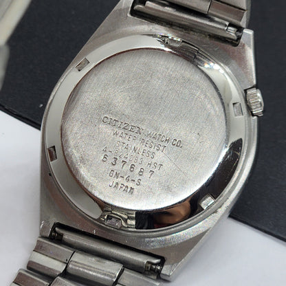 Vintage 1986 Original Citizen Automatic Cal. 8200 Golden Face 21 Jewels Day-Date Japanese Men's Wrist Watch EG61