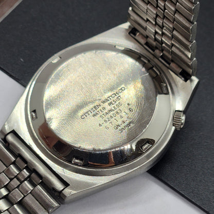 Vintage 1976 Original Citizen Automatic Cal. 8200 Gray Face 21 Jewels Day-Date Japanese Men's Wrist Watch EG62
