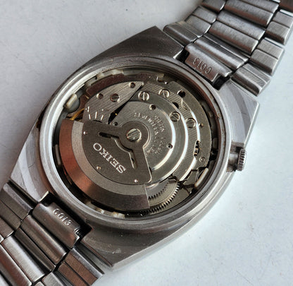 Vintage 1979 Original Seiko 5 Automatic 6309-5180 Grey Face 17 Jewels Day-Date Japanese Men's Wrist Watch EG81