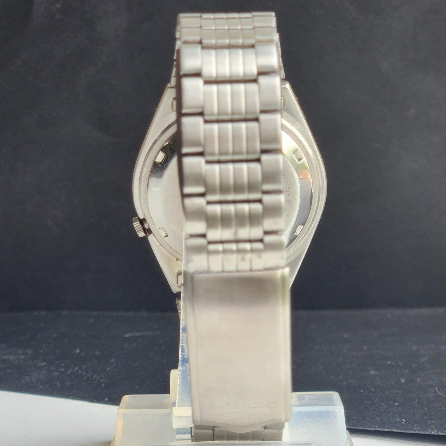 Vintage 1997 Original Seiko 5 Automatic 7S26-8761 Golden Face 21 Jewels Day-Date Japanese Men's Wrist Watch EG99