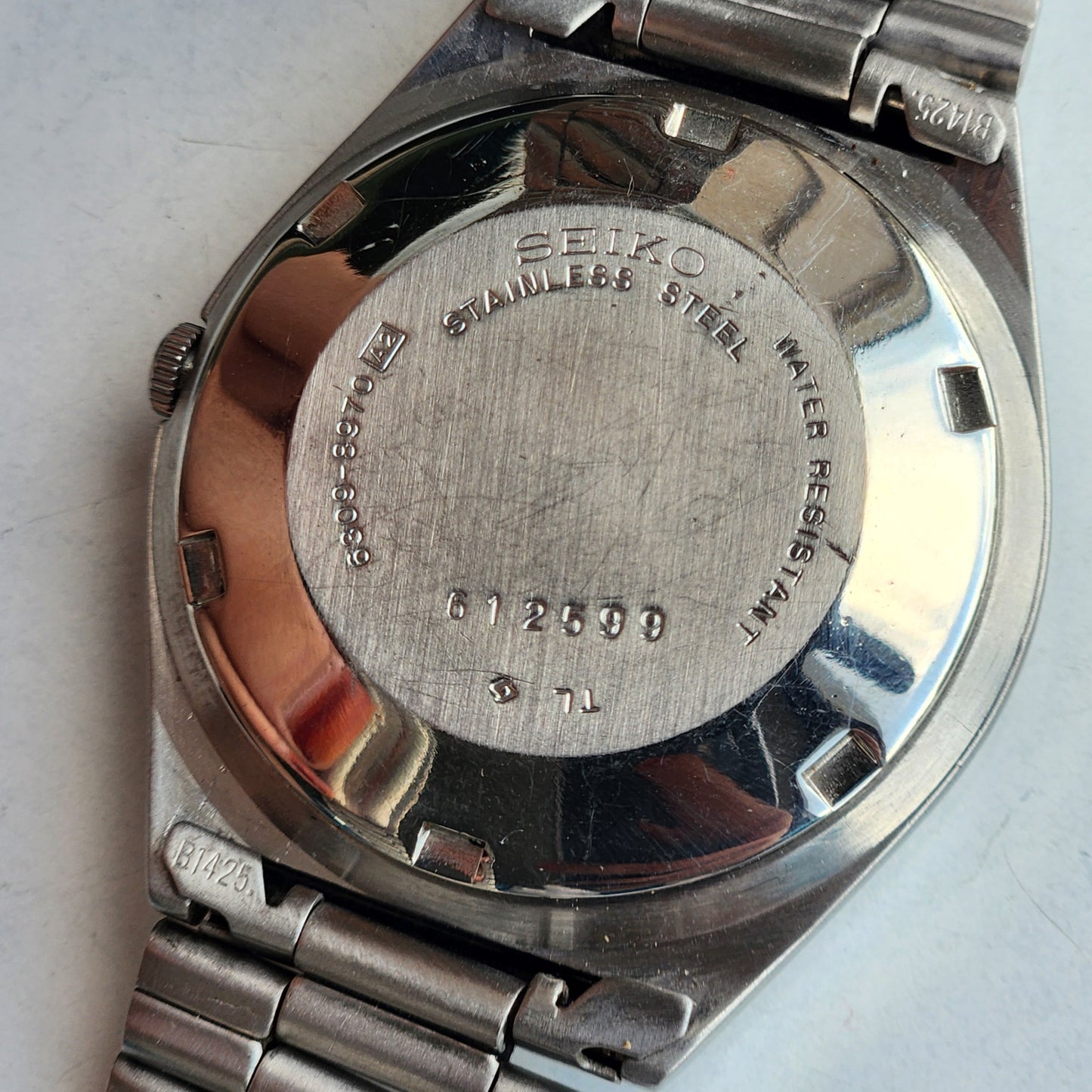Vintage 1976 Original Seiko 5 Automatic 6309-8970 Brown Face 21 Jewels Day-Date Japanese Men's Wrist Watch EG100