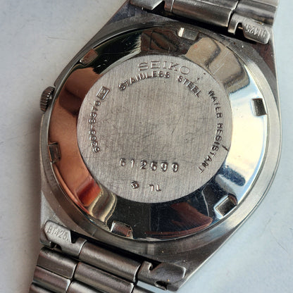 Vintage 1976 Original Seiko 5 Automatic 6309-8970 Brown Face 21 Jewels Day-Date Japanese Men's Wrist Watch EG100
