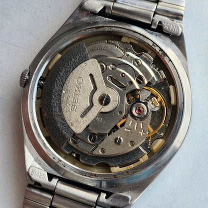 Vintage 1976 Original Seiko 5 Automatic 6309-8970 Brown Face 21 Jewels Day-Date Japanese Men's Wrist Watch EG100