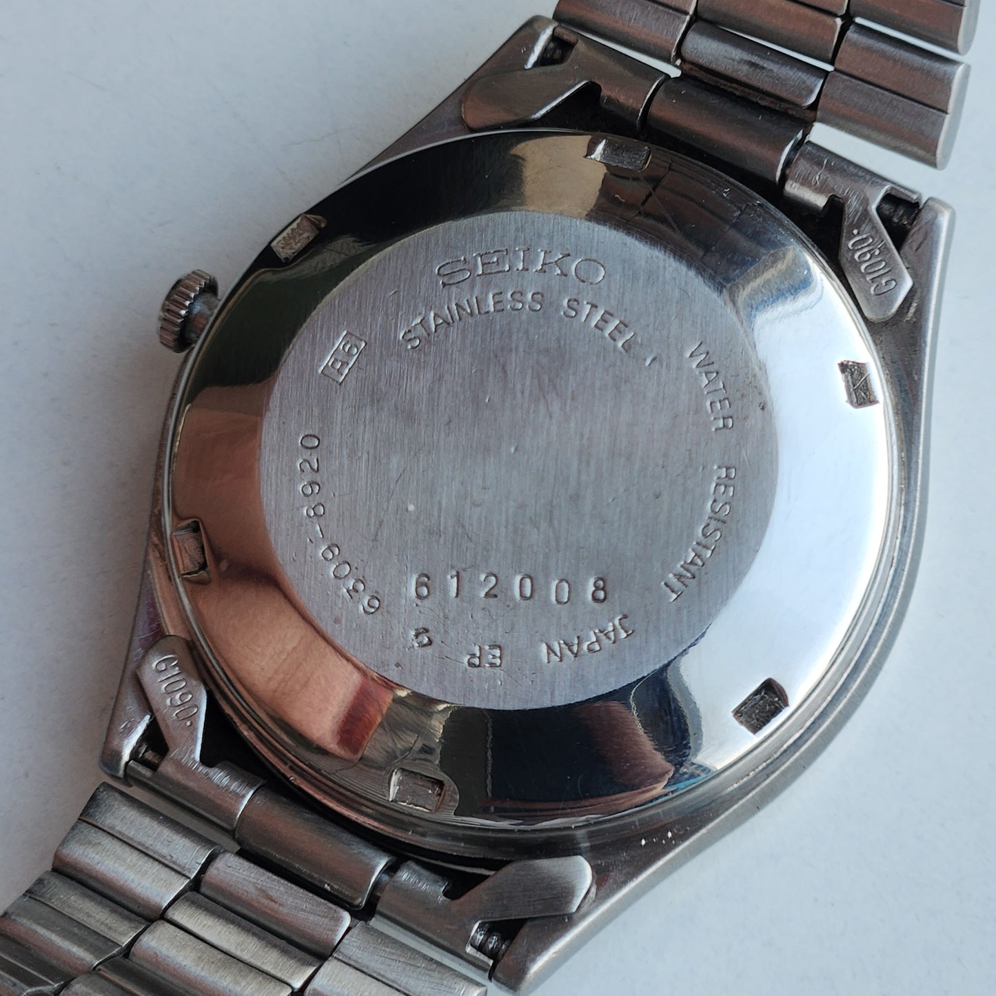Vintage 1976 Original Seiko 5 Automatic 6309-8920 Grey Face 17 Jewels Day-Date Japanese Men's Wrist Watch EG107