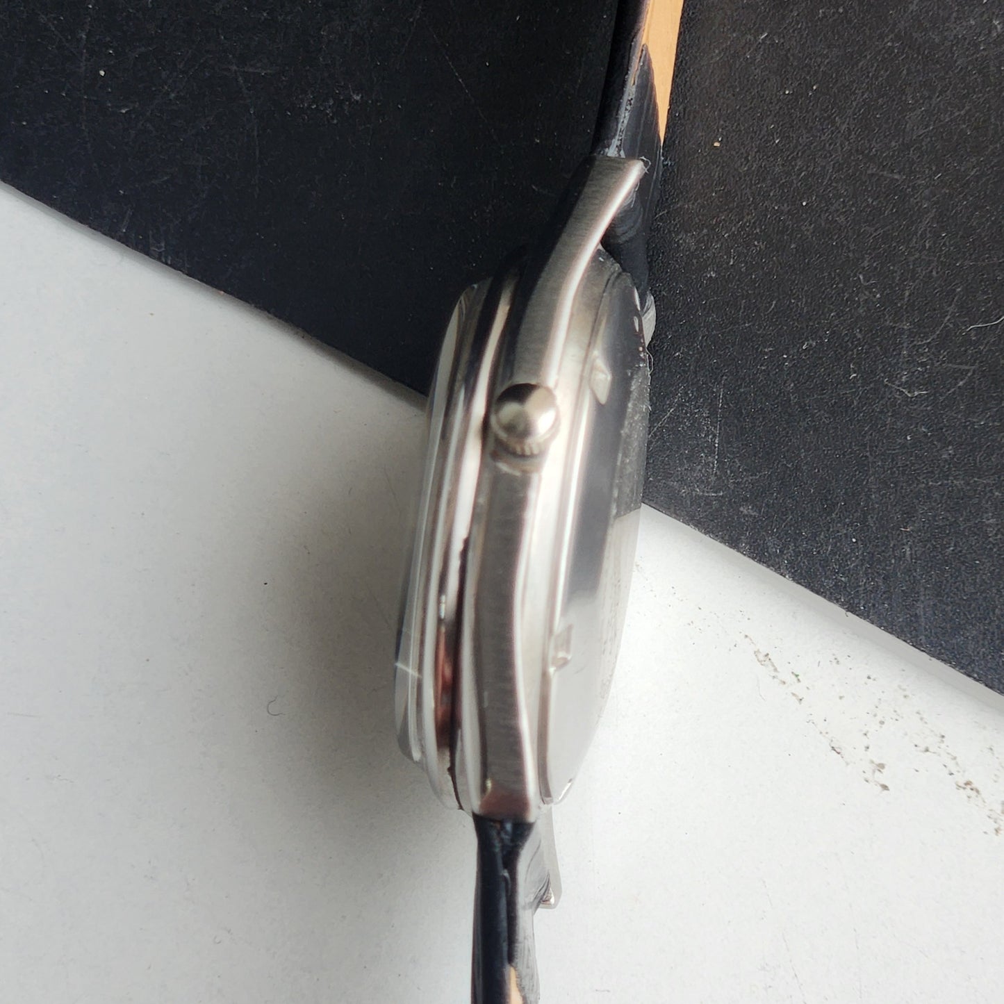 Vintage 1982 Original Seiko 5 Automatic 6309-5680  Black Face 17 Jewels Day-Date Japanese Men's Wrist Watch EG126