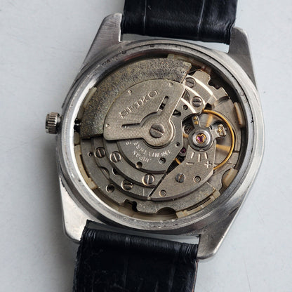 Vintage 1982 Original Seiko 5 Automatic 6309-5680  Black Face 17 Jewels Day-Date Japanese Men's Wrist Watch EG126