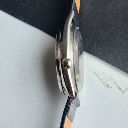 Vintage 1986 Original Seiko 5 Automatic 7009-3131  Grey Face 17 Jewels Day-Date Japanese Men's Wrist Watch EG127