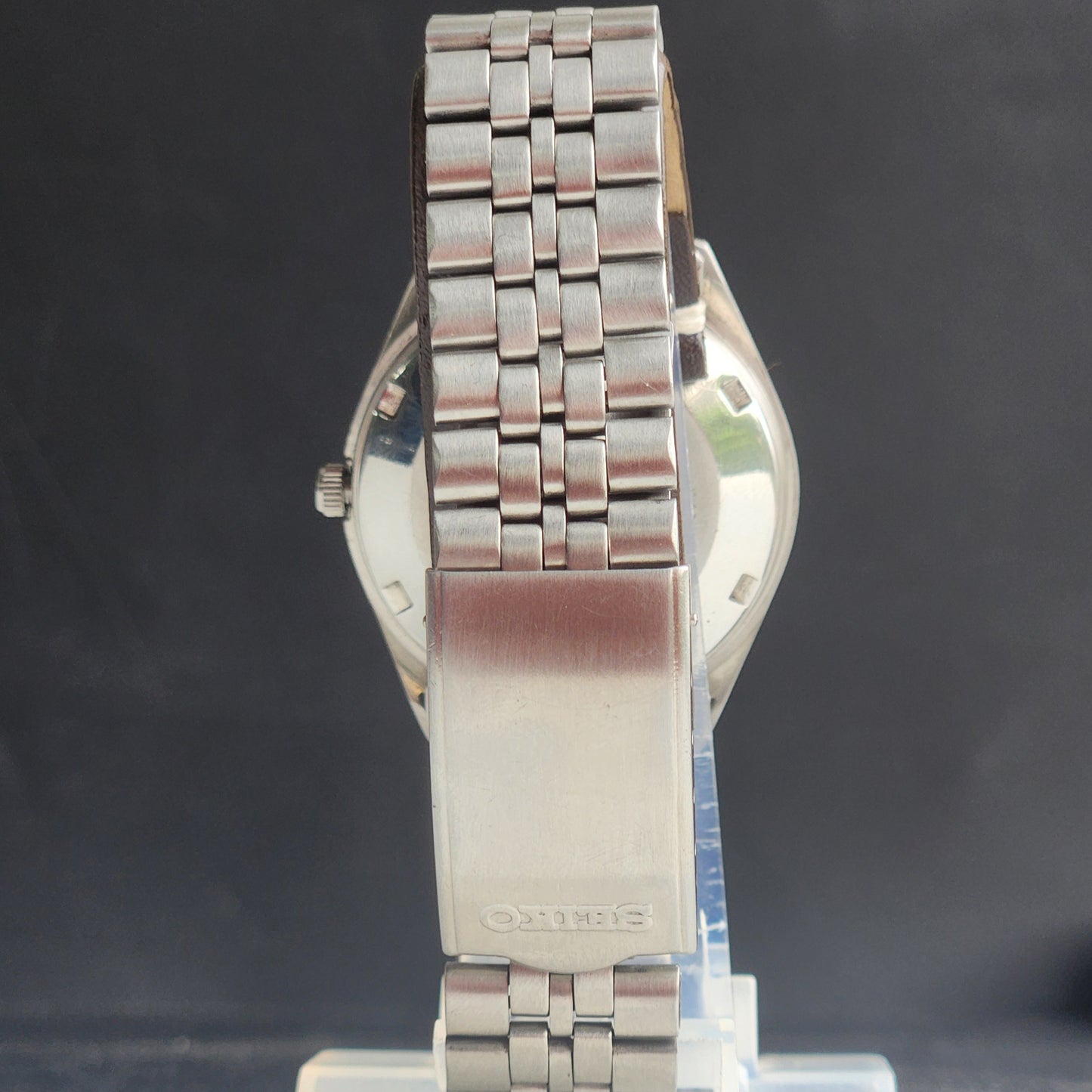 Vintage 1977 Original Seiko 5 Automatic 6309-6240 Golden Face 17 Jewels Day-Date Japanese Men's Wrist Watch EG139