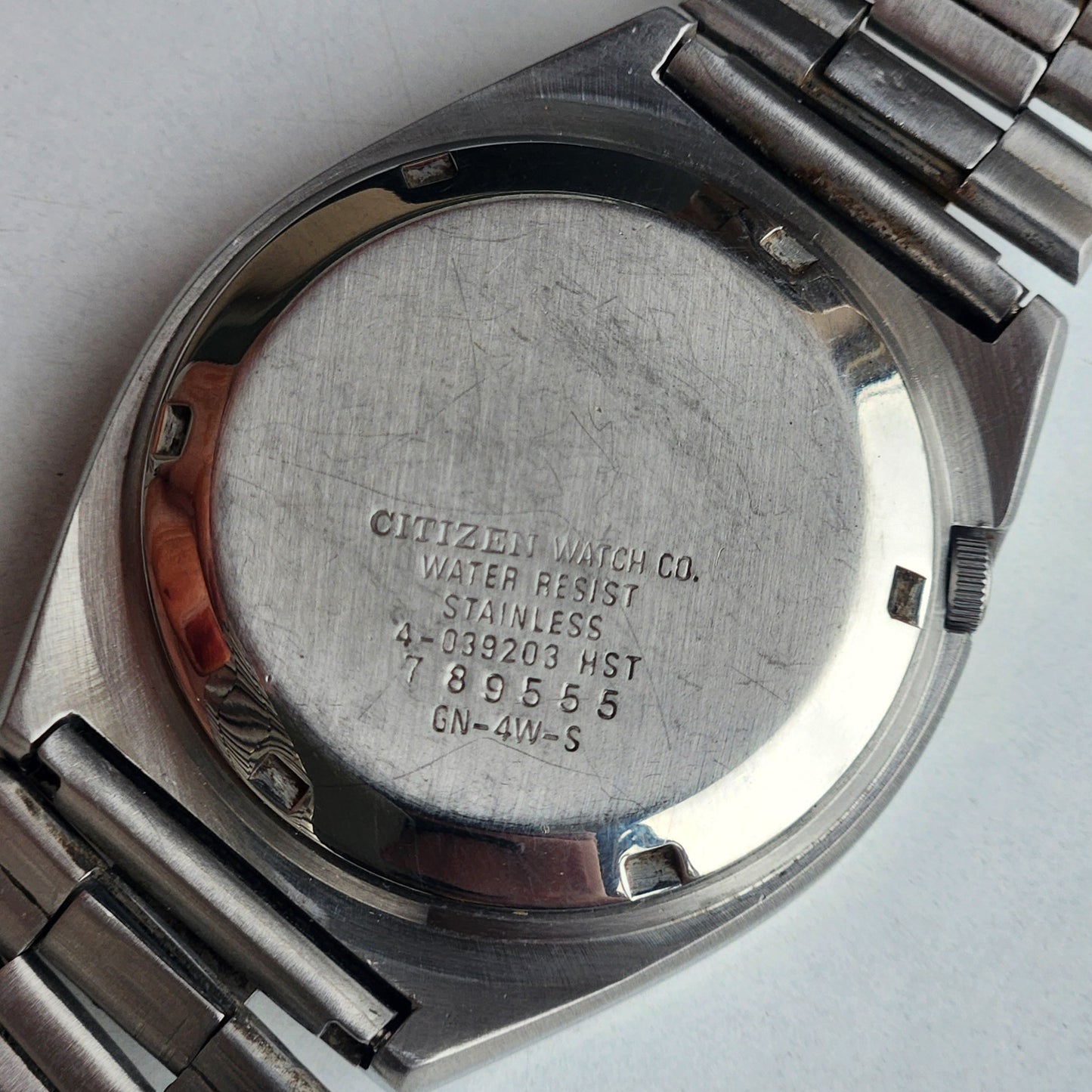 Vintage 1987 Original Citizen Automatic 8200 Black Face 21 Jewels Day-Date Japanese Men's Wrist Watch ET11