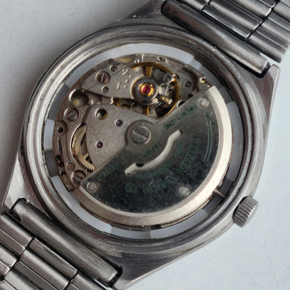 Vintage 1990 Original Citizen Automatic 8200 Golden Face 21 Jewels Day-Date Japanese Men's Wrist Watch ET14