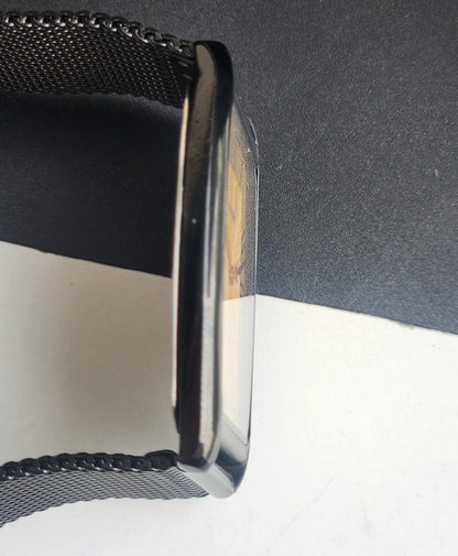Original TITAN EDGE 1596NCA31 Barrel Golden Face 33MM Case Men's Watch G90
