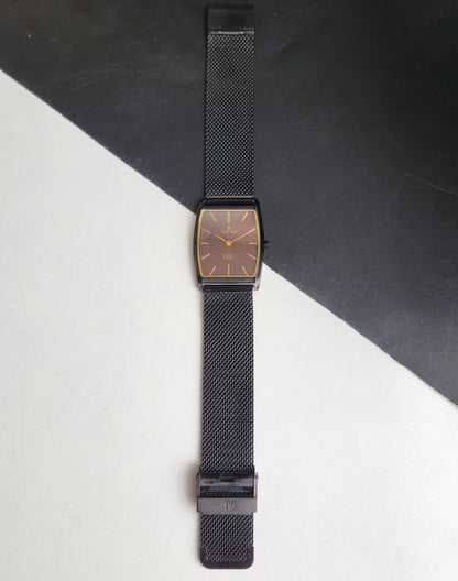 Original TITAN EDGE 1044YCE31 Barrel Brown Face 30MM Case Men's Watch G91
