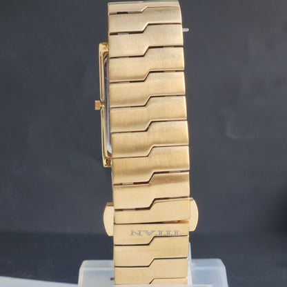 Original TITAN EDGE 1043NBA Rectangular Black Face 25MM Case Men's Watch H06