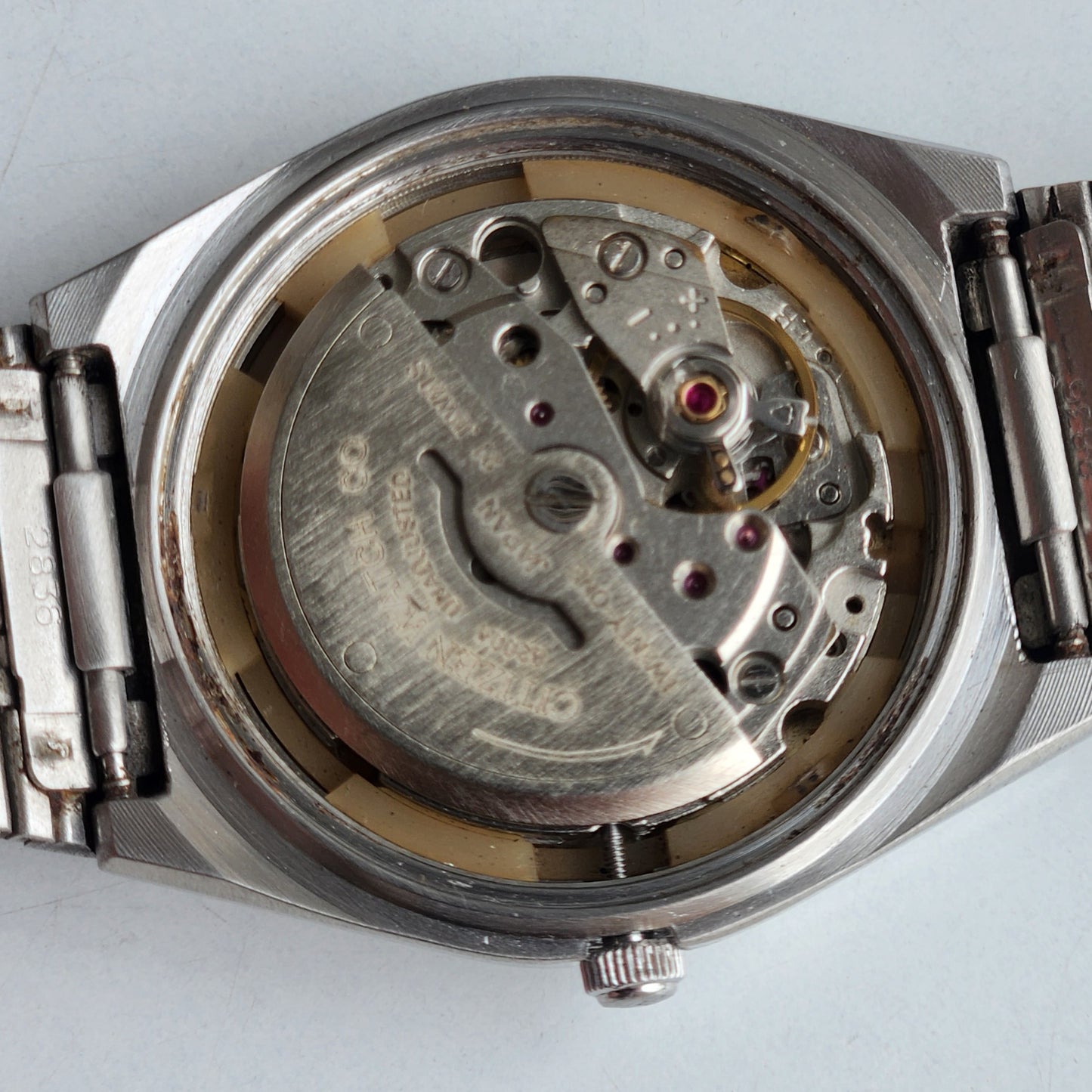 Vintage 1995 Original Citizen Automatic 8200 Golden Face 21 Jewels Day-Date Japanese Men's Wrist Watch ET18