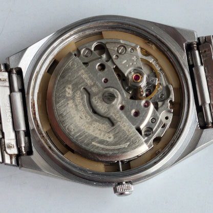 Vintage 1995 Original Citizen Automatic 8200 Golden Face 21 Jewels Day-Date Japanese Men's Wrist Watch ET18