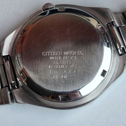Vintage 1981 Original Citizen Automatic 8200 Grey Face 21 Jewels Day-Date Japanese Men's Wrist Watch ET22