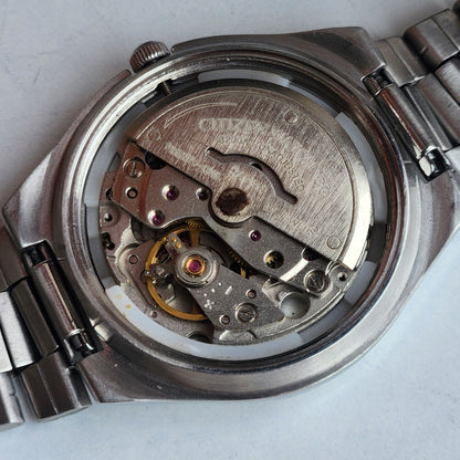 Vintage 1981 Original Citizen Automatic 8200 Grey Face 21 Jewels Day-Date Japanese Men's Wrist Watch ET22