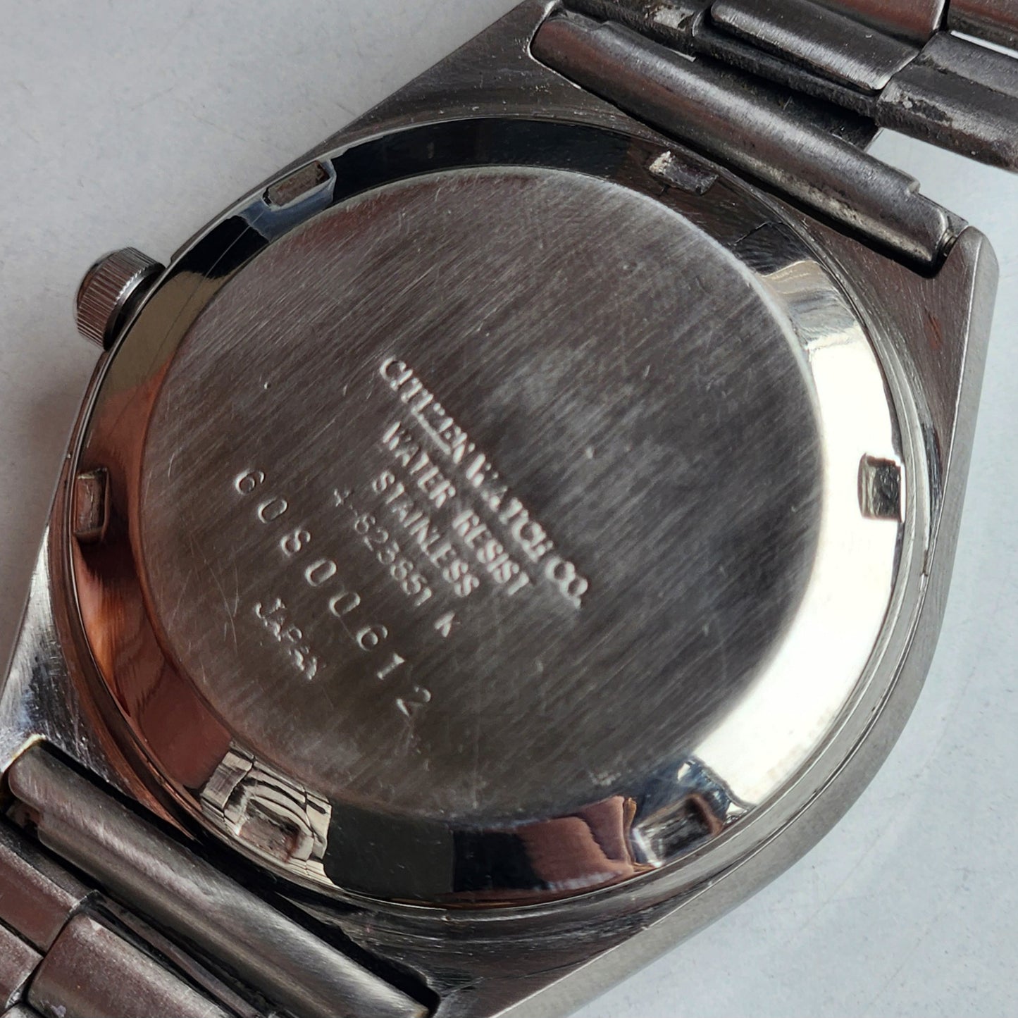 Vintage 1996 Original Citizen Automatic 8200 Black Face 21 Jewels Day-Date Japanese Men's Wrist Watch ET25