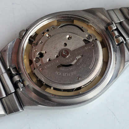 Vintage 1990 Original Citizen Automatic 8200 Golden Face 21 Jewels Day-Date Japanese Men's Wrist Watch ET40