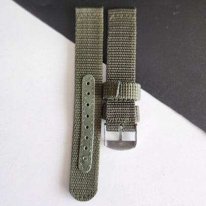 18MM Green Cornwell Nato Strap for Automatic Mechanical Watches H36