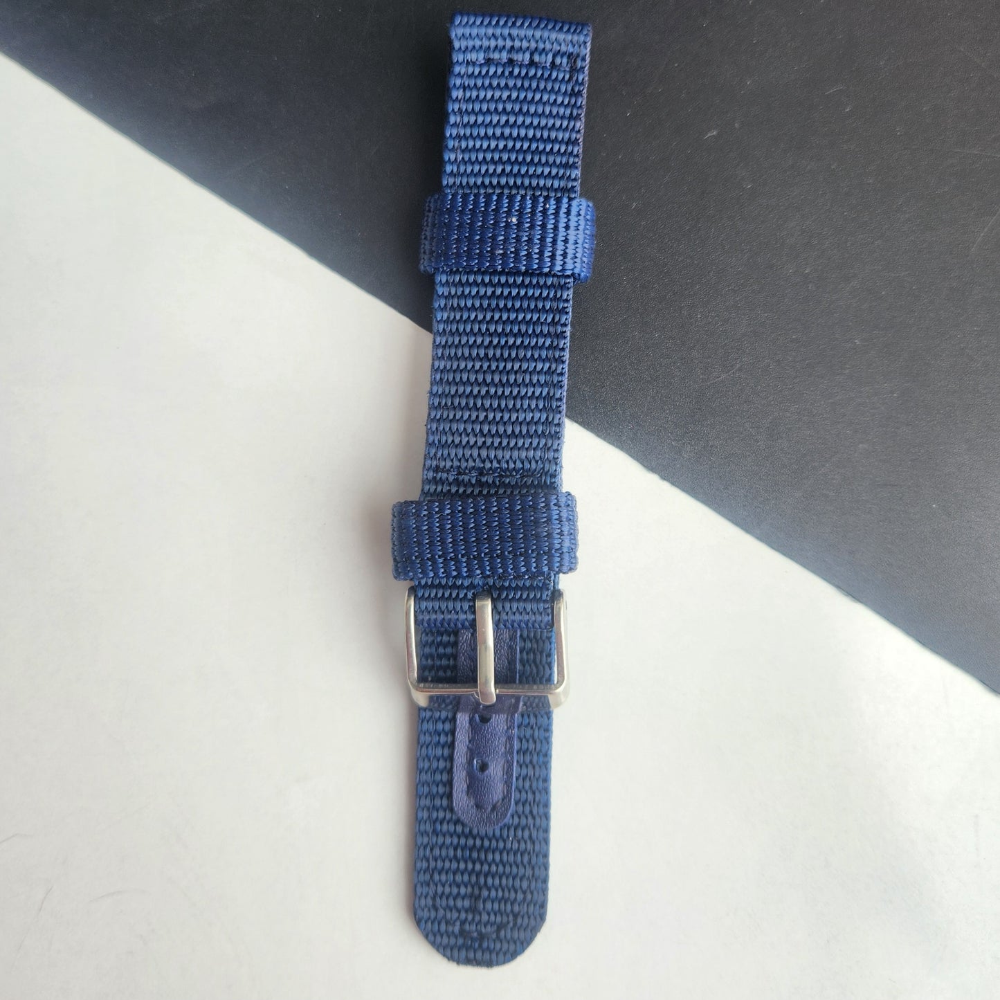 18MM Blue Cornwell Nato Strap for Automatic Mechanical Watches H35