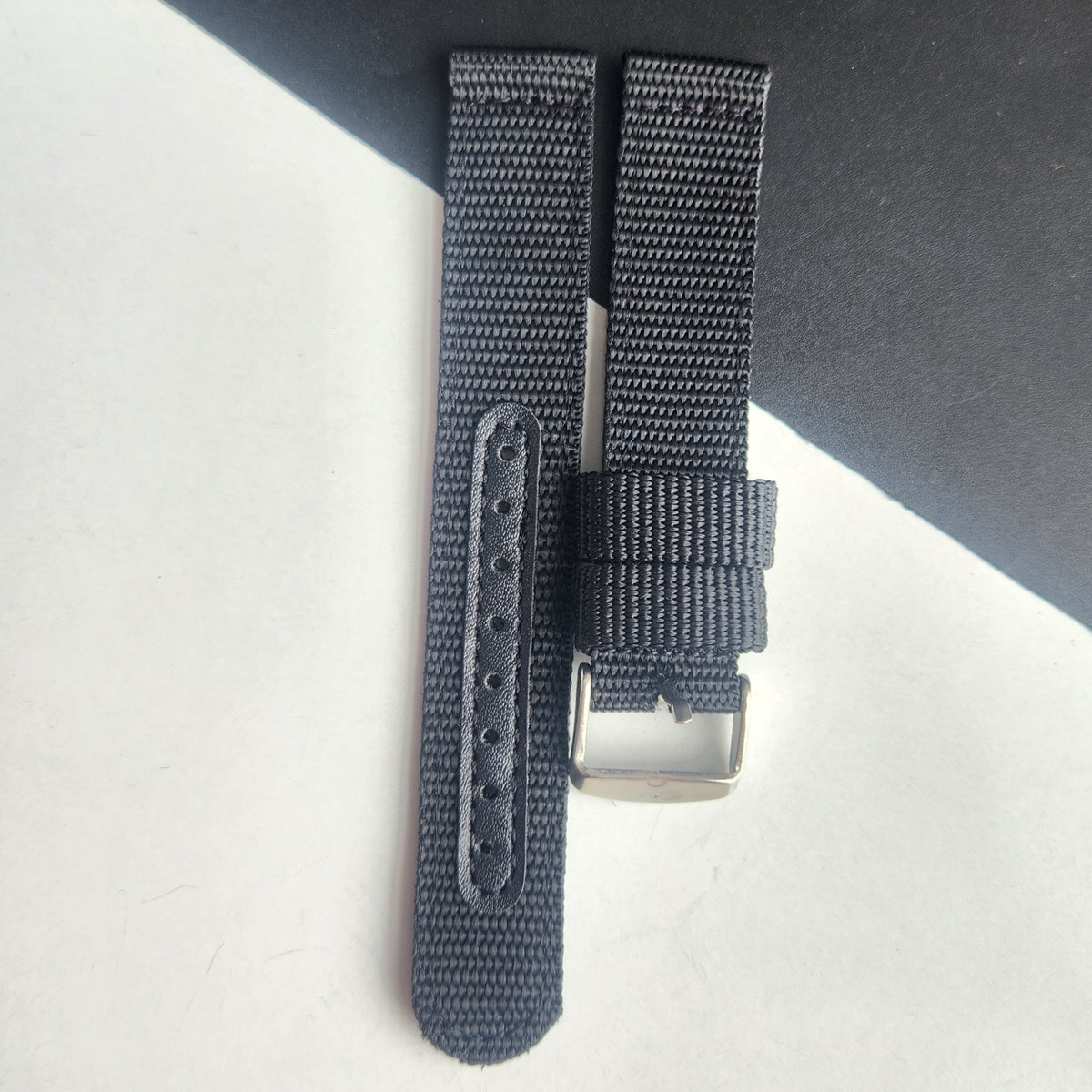 18MM Black Cornwall Nato Strap for Automatic Mechanical Watches H37