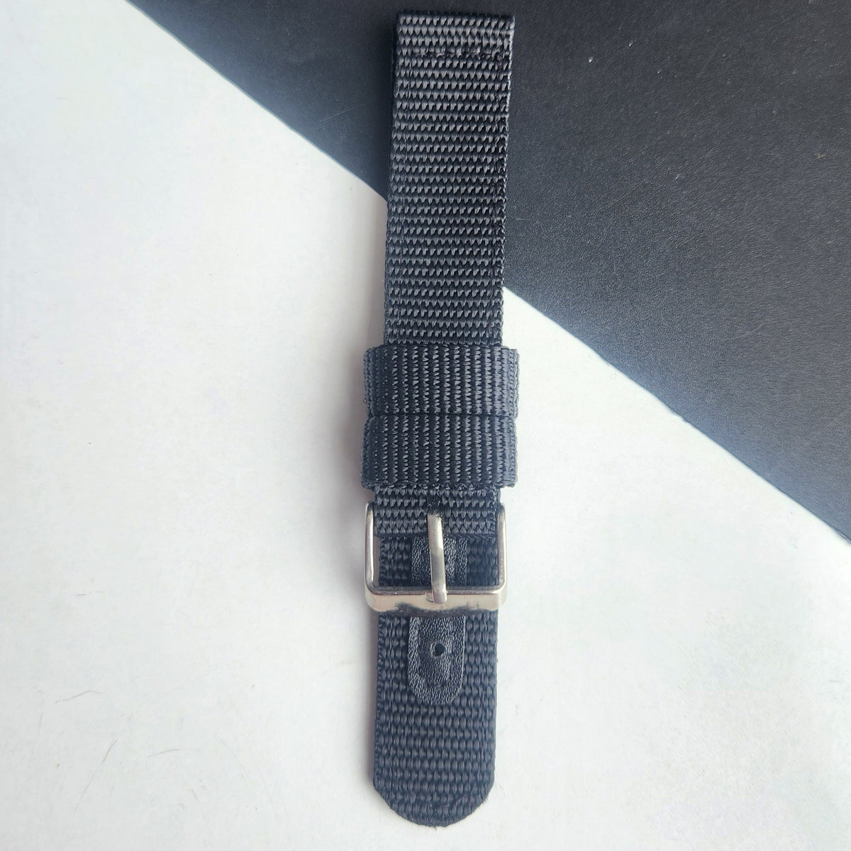 18MM Black Cornwall Nato Strap for Automatic Mechanical Watches H37