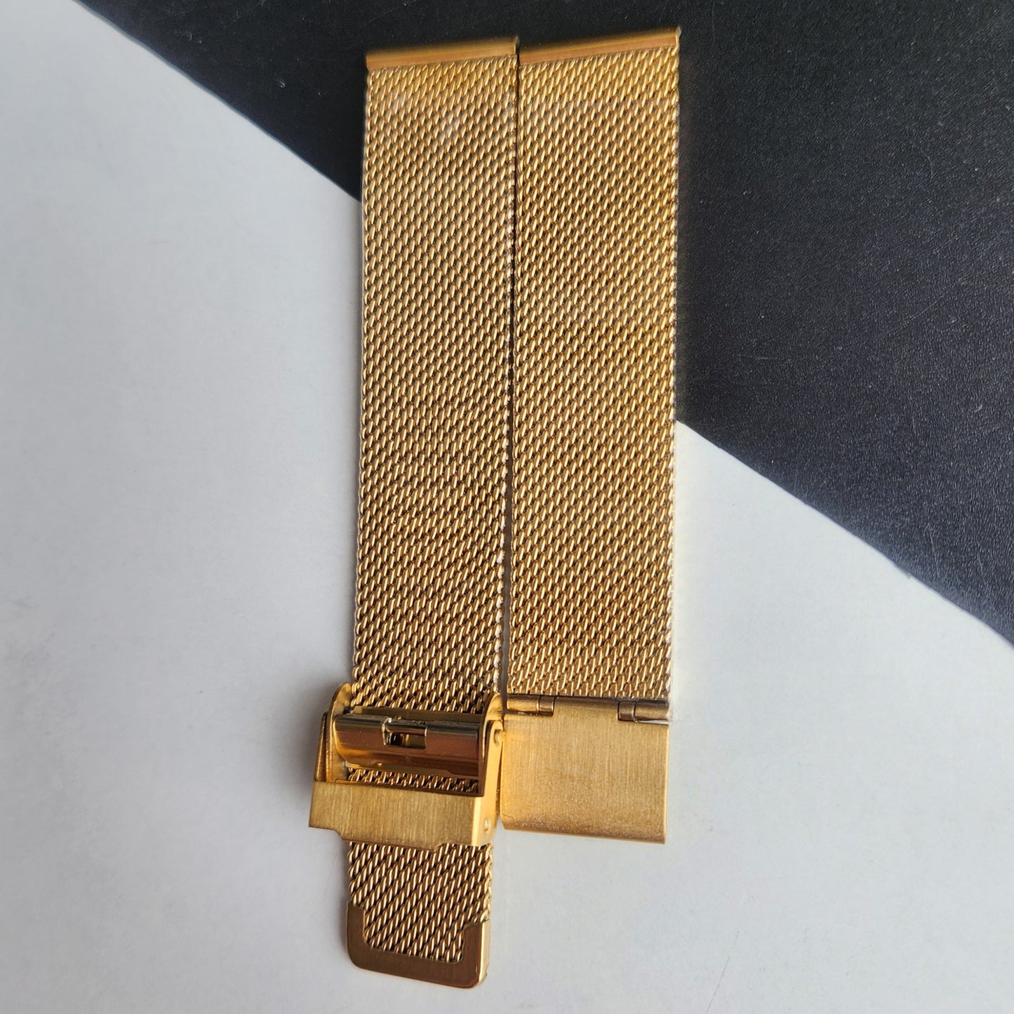 18MM Golden Mesh Band for Automatic Mechanical Watches H39