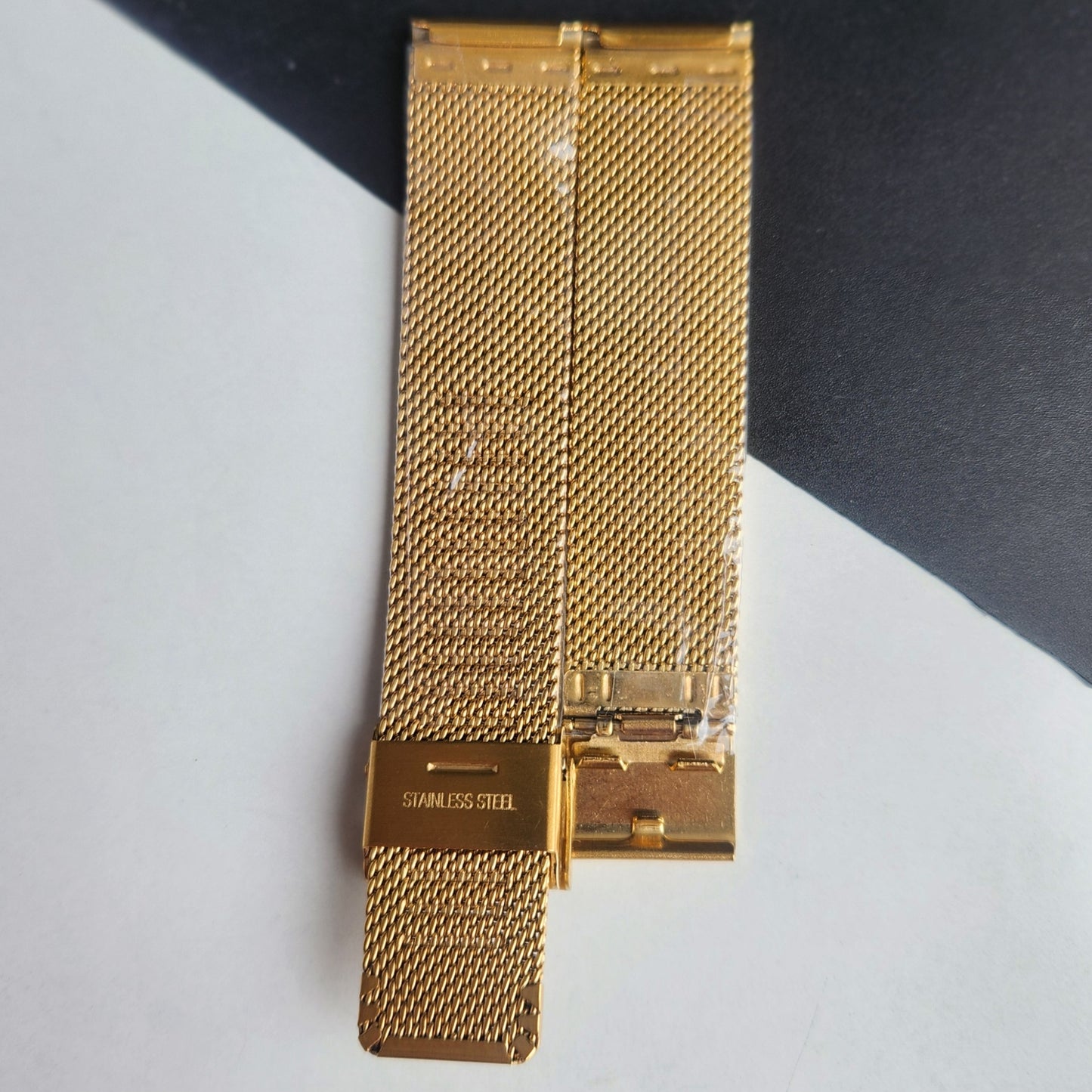 18MM Golden Mesh Band for Automatic Mechanical Watches H39