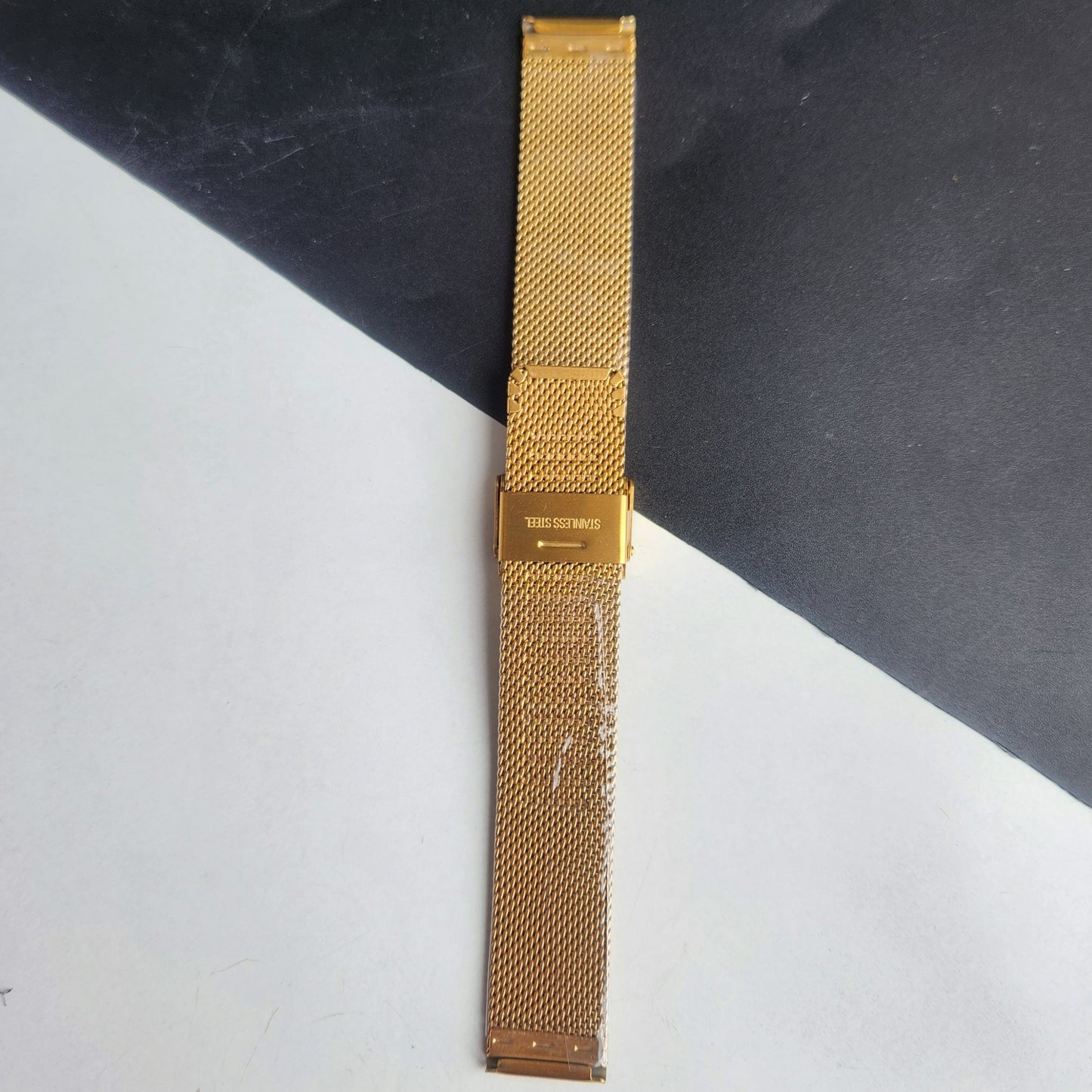 18MM Golden Mesh Band for Automatic Mechanical Watches H39