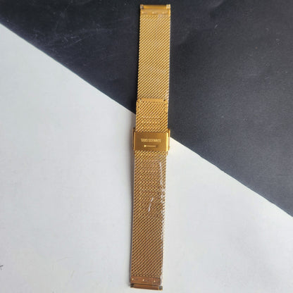 18MM Golden Mesh Band for Automatic Mechanical Watches H39