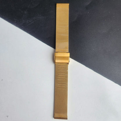 18MM Golden Mesh Band for Automatic Mechanical Watches H39