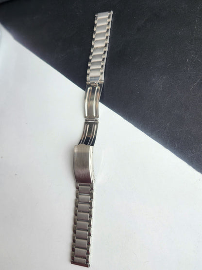 18MM Stainless Steel Silver Bracelet for Automatic Mechanical Watches H40