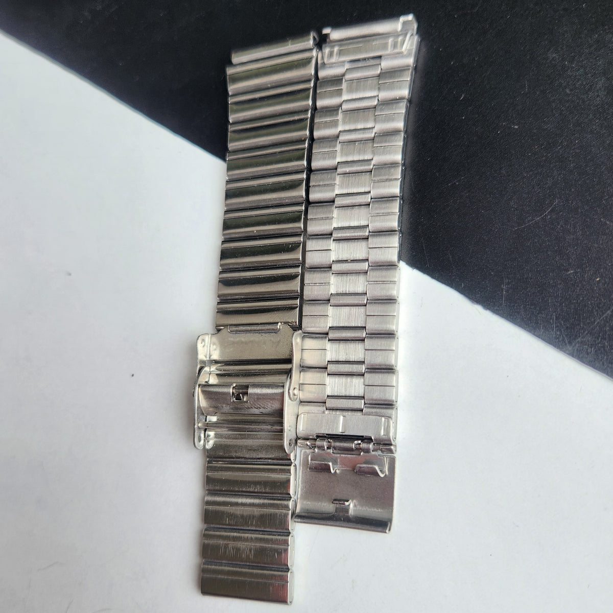 18MM Stainless Steel Silver Bracelet For Automatic Mechanical Watches H49