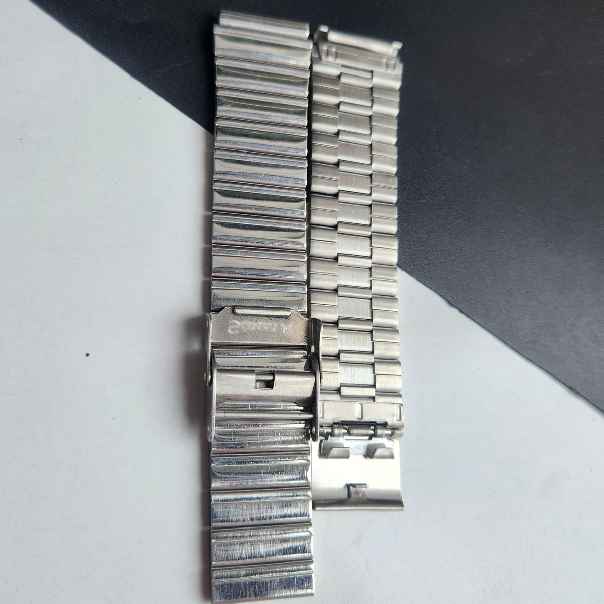 18MM Stainless Steel Silver Bracelet For Automatic Mechanical Watches H49