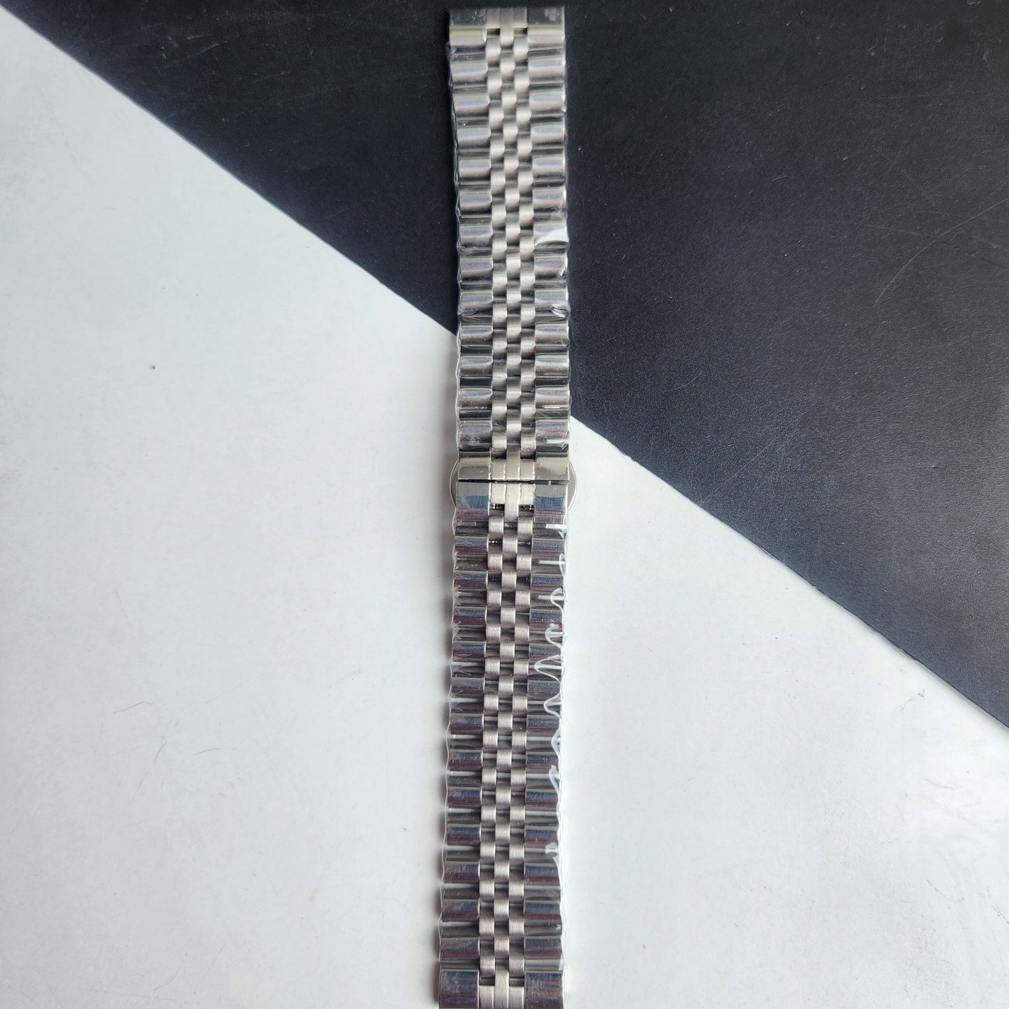 18MM Stainless Steel Silver Bracelet For Automatic Mechanical Watches H49