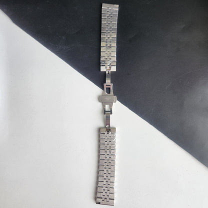18MM Silver Jubilee Bracelet with Butterfly Lock For Automatic Mechanical Watches H45