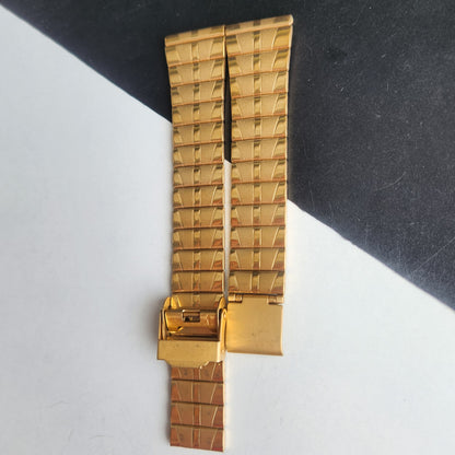 18MM Stainless Steel Golden Bracelet For Automatic Mechanical Watches H46
