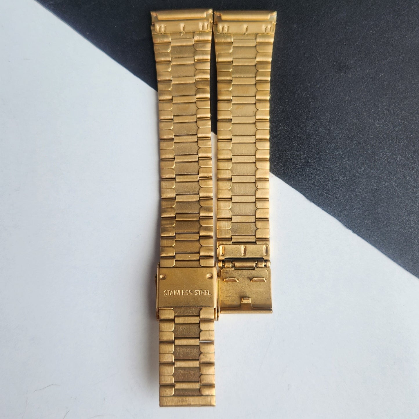 18MM Stainless Steel Golden Bracelet For Automatic Mechanical Watches H46