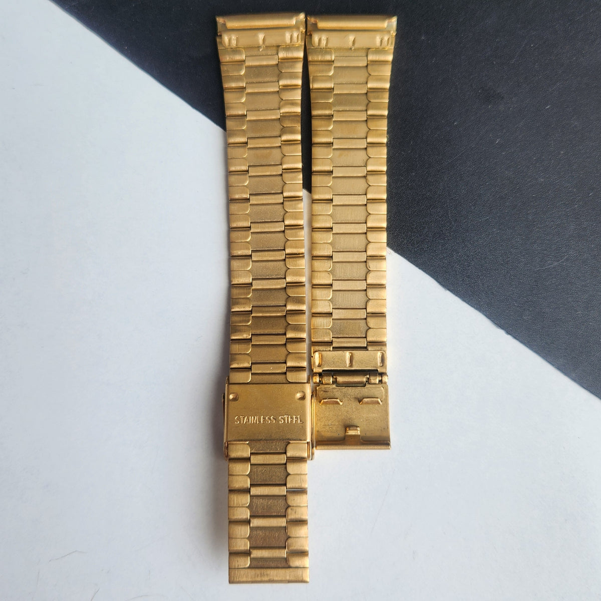 18MM Stainless Steel Golden Bracelet For Automatic Mechanical Watches H46