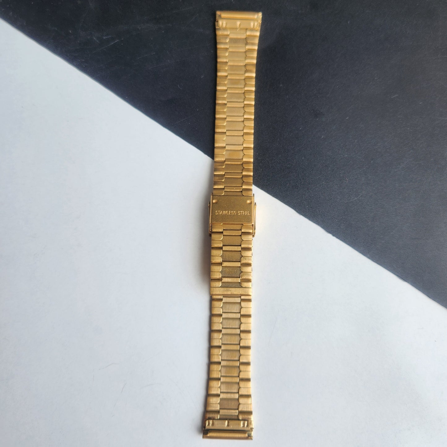 18MM Stainless Steel Golden Bracelet For Automatic Mechanical Watches H46