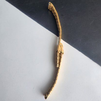 18MM Stainless Steel Golden Bracelet For Automatic Mechanical Watches H46
