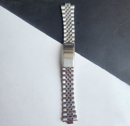 18MM Stainless Steel Silver Seiko Bracelet For Automatic Mechanical Watches H47