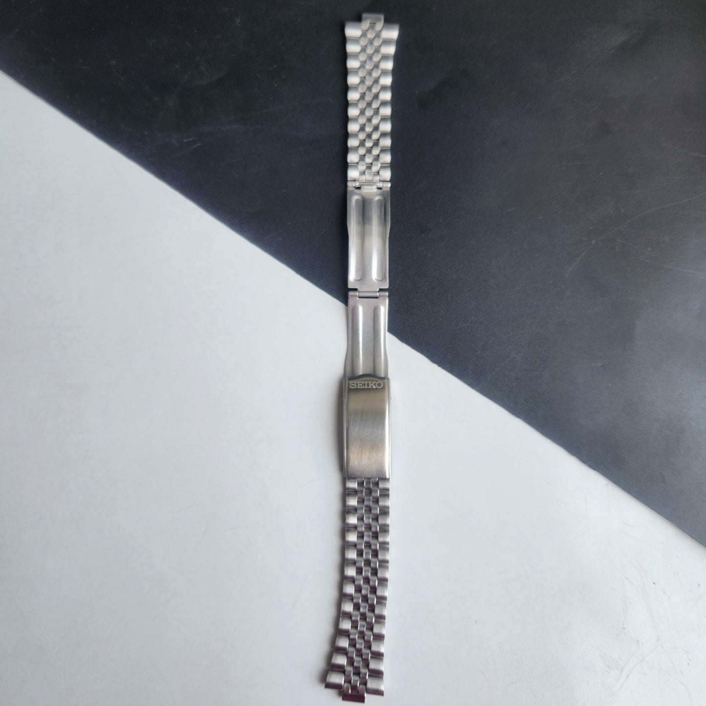 18MM Stainless Steel Silver Seiko Bracelet For Automatic Mechanical Watches H47