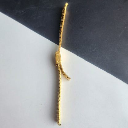 18MM Stainless Steel Golden C Clamp Bracelet For Automatic Mechanical Watches H48