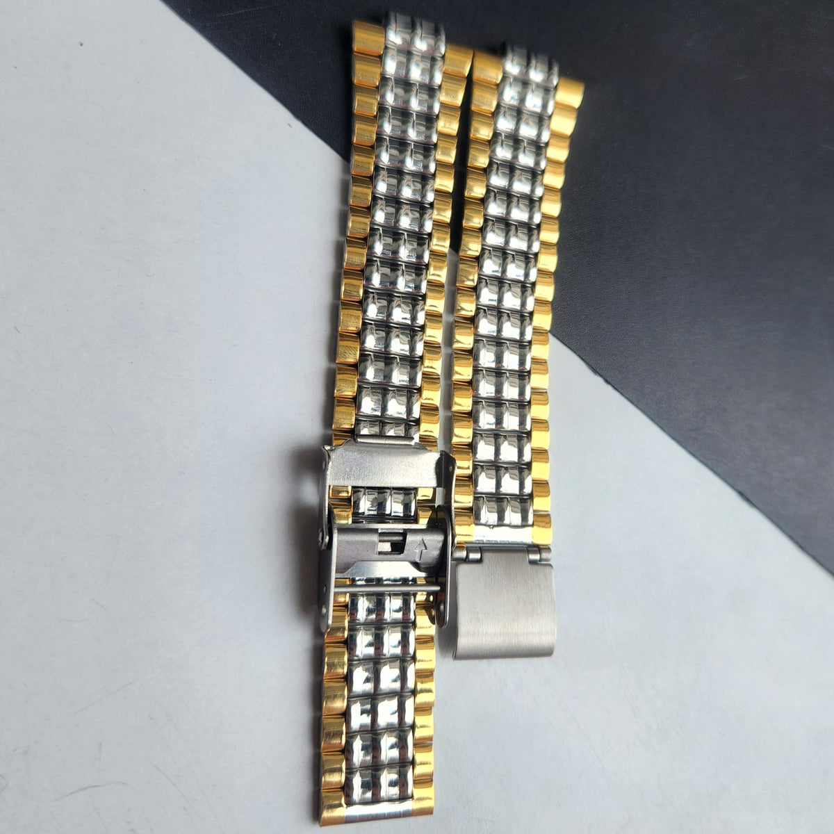18MM Stainless Steel Twoton For Automatic Mechanical Watches H52