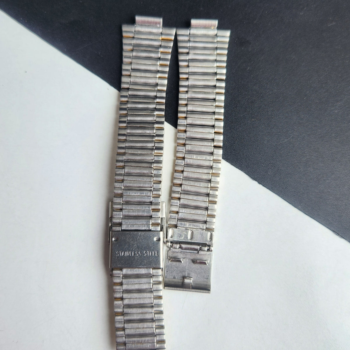 18MM Stainless Steel Twoton For Automatic Mechanical Watches H52